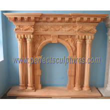 Marble Fireplace for Stone Mantel (QY-LS274)
